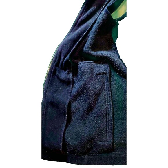 Calvin Klein Black Fleece Vest Women M – Full Zip Pocketed – Athleisure Layer - Picture 13 of 16